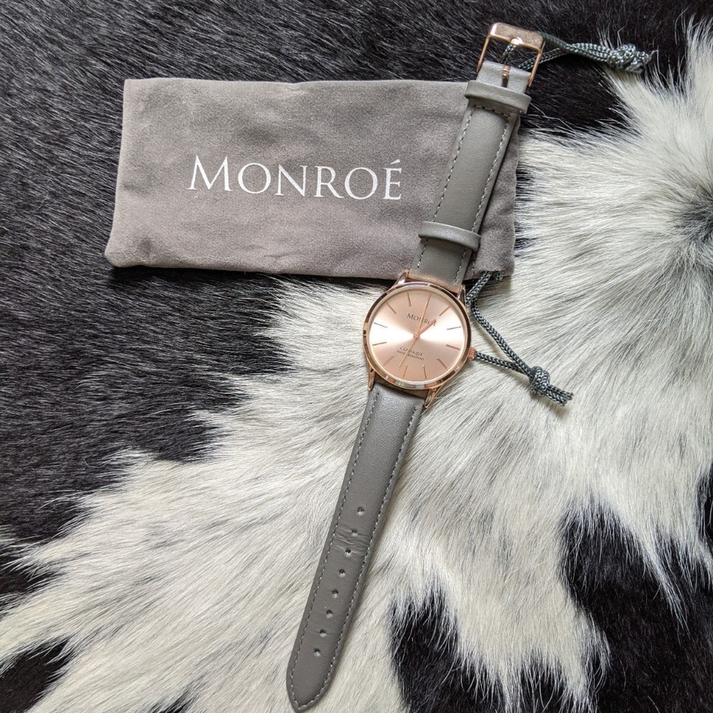 Monroé rose gold watch